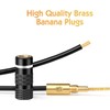 HiFi Flex Pin Banana Plugs, 2mm pin Banana connectors/Plugs, for