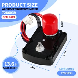 7281291 Water Softener Motor 7286039 WS26X10021 7384691 with High-Performance Cam 7283489
