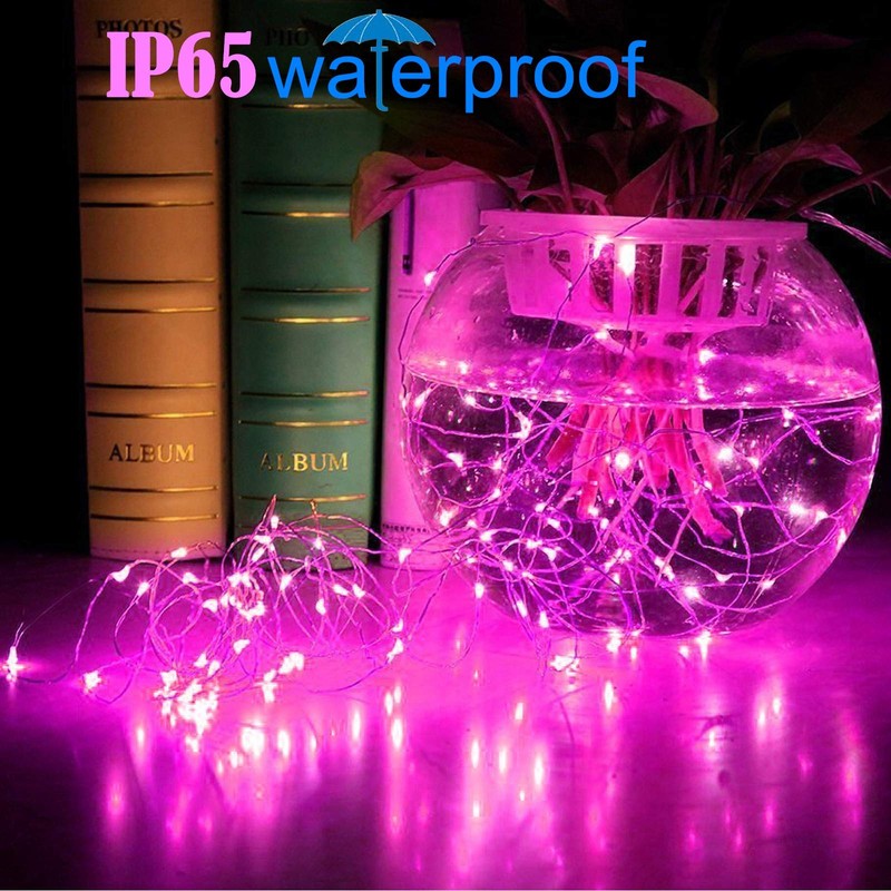 RUICHEN Silver Wire 66 Ft 200 LED USB Fairy String