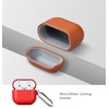 Haobobro Nappa Series Leather Case for AirPods 4th Generation 2024