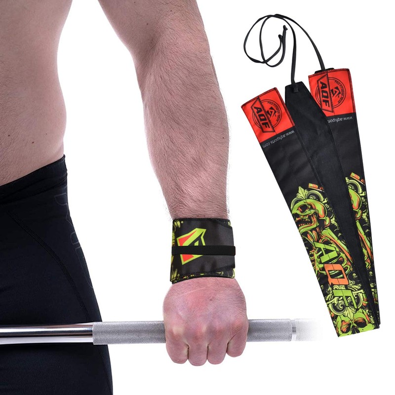 AQF Wrist Wraps Weight Lifting Gym Training Support Wraps 35"