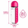 2 in 1 Water Bottle with 7 Day Pill Organizer