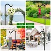 FEED GARDEN [Upgrade Version Adjustable Shepherds Hook Bird Feeder Pole