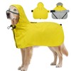 DENTRUN DENTRUN Waterproof Dog Rain Jacket with Hood for Golden