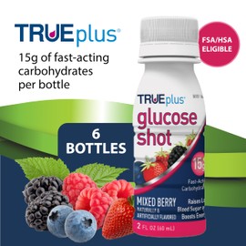 TRUEplus® Glucose Shots 6 bottles - Mixed Berry