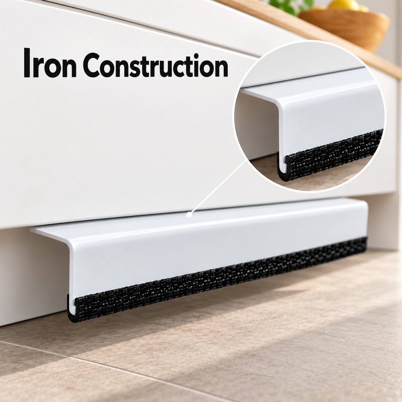 Modern White Cabinet Handle Pull for Drawers – 4.72-Inch Iron