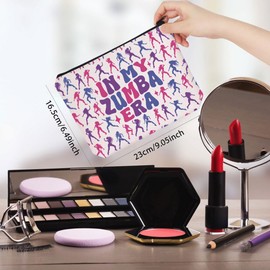 In My Zumba Era Makeup Bag, Zumba Gift, Zumba Gift for Teacher, Gift for Zumba Lovers, Zumba Era Bag EU, Cosmetic bag with print