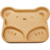 Alphax AP-905066 Children's Plate, Beechwood, Woodgrain, 9.6 x 7.9 x