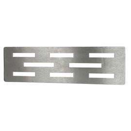 Jeonz Shower Niche Shelf for 12 Inch Tile Prefab Niches, Fits 1/8 inch Grout Lines, Brushed 304 Stainless Steel