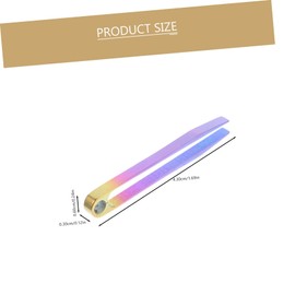DOITOOL Lightweight Portable Titanium Tweezers Tip Magnetic Corrosion for Camping Everyday Use