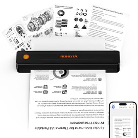 Rongta Portable Thermal Printer - Wireless & Inkless for Travel