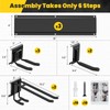 WXCOPON Garage Wall Organizers, 48'' Yard Tool Organizer Wall Mount