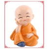 Tiiyee 4 Monks Figurine Statue, Little Monks Hear No Evil