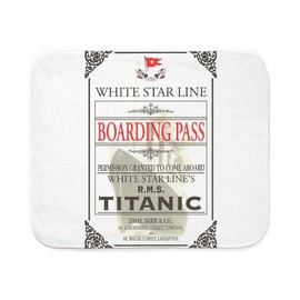 CafePress Titanic Sherpa Fleece Throw Blanket 60" L x 50" W