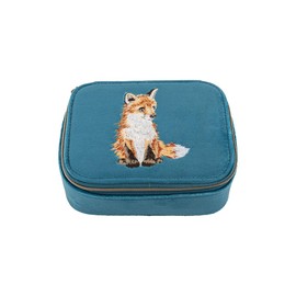 Wrendale Designs By Hannah Dale Stay Clever Fox Embroidered Accessory Bag