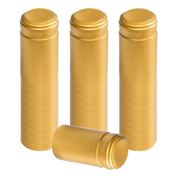Gold PVC Shrink Capsules-30 Count