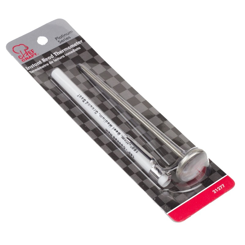 Chef Craft Select Instant Read Thermometer, 5.5 inches in Length,