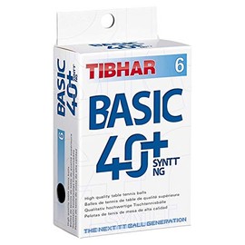 Tibhar Ball Basic 40 + SYNTT NG 6, white