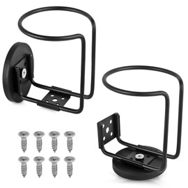 UNIGT 2 Pack Magnetic Cup Holder for Tractor, Portable Magnet Drink Holder, 3.54 inch-9 cm Heavy Duty Bottle Holder for Forklift Mower Bus Refrigerator Treadmill Boat Truck, Strong Magnetic Base