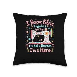 Quilt Shop Hero Throw Pillow