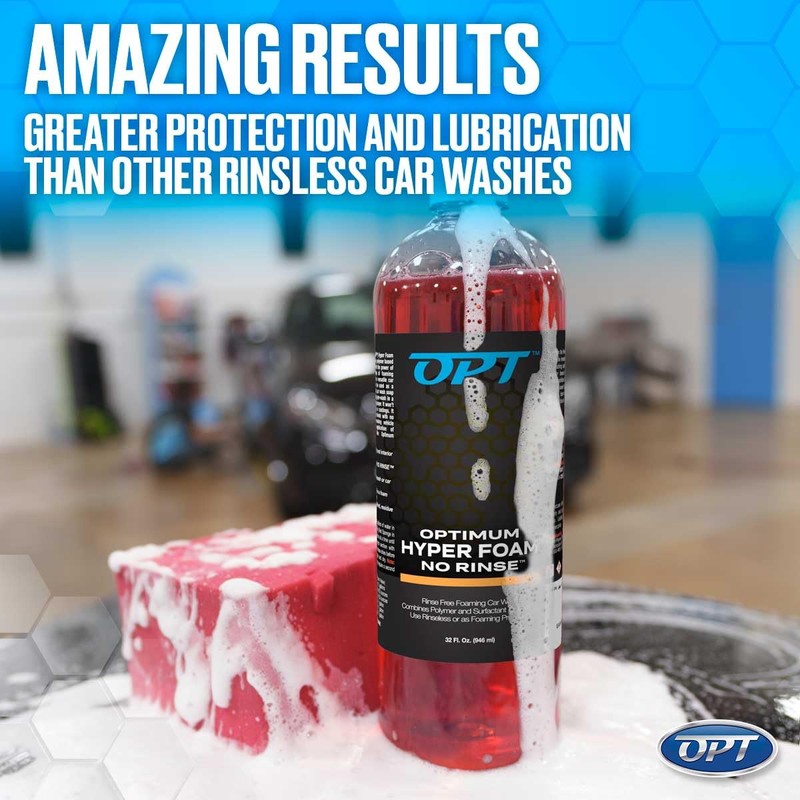 Optimum Hyper Foam ONR Rinseless Foaming Car Wash Soap –