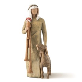 Willow Tree Zampognaro Shepherd with Bagpipe Nativity 27183