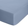 Catherine Lansfield Easy Iron Percale Combed Double Fitted Sheet Blue