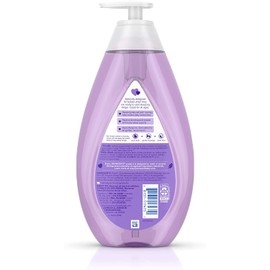 Johnson's Bedtime Baby Bath with Soothing NaturalCalm Aromas, Hypoallergenic & Tear-Free Liquid Baby Bath Formula, No Parabens, Sulfates, Dyes, or Phthalates, 27.1 fl. oz