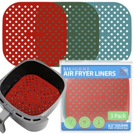 Reusable Silicone Air Fryer Liners - Non-Stick & Easy Clean