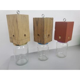 Homemade ⭐️⭐️⭐️⭐️⭐️ One Homemade Hanging Trap for Flying Insects, Bees w/ Jar