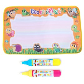 Magic Water Drawing Painting Mat Educational for with 2 Pens