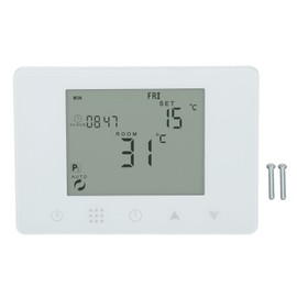 Wireless RF Temperature Controller Programmable LCD Backlit Display Smart Electric Heating Thermostat