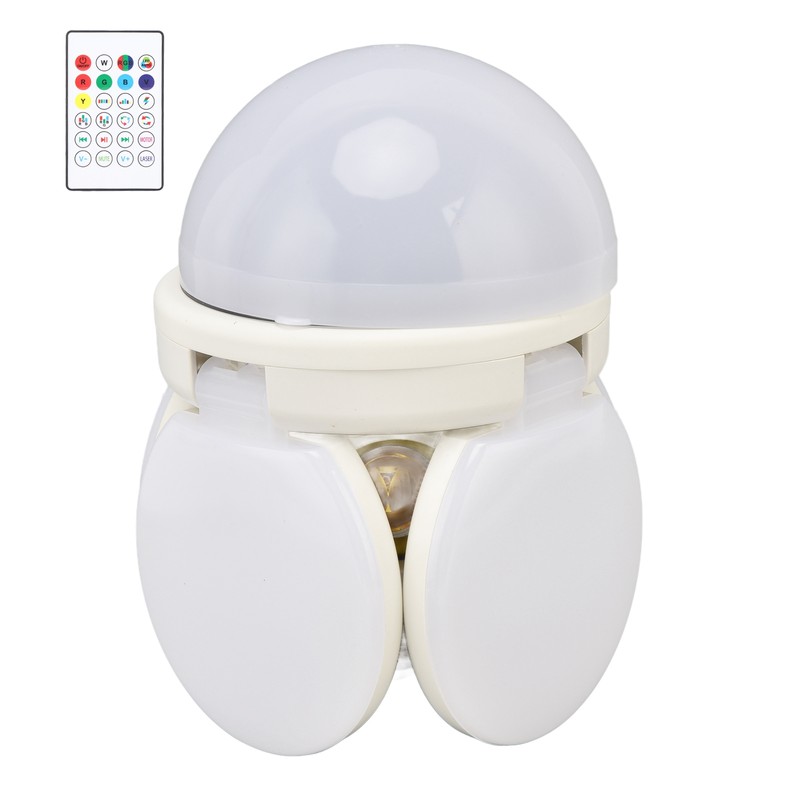 Bulb Speaker Adjustable Flexible RGB 48W E27 Lamp Head Eye