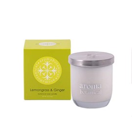 houseproud Botanical Duftkerze aus ätherischen Duftölen (grün: Lemongras & Ginger)