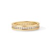 PAVOI 18K Yellow Gold Plated Stacking Tiny Cubic Zirconia Band