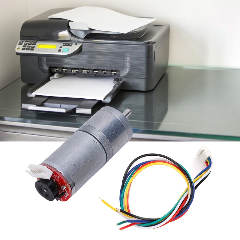Gear Motor DC with Speed Encoder Brush DC Motors Reducer