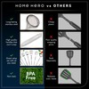 Home Hero 32-Piece Stainless Steel Kitchen Utensil Set - Heat-Resistant