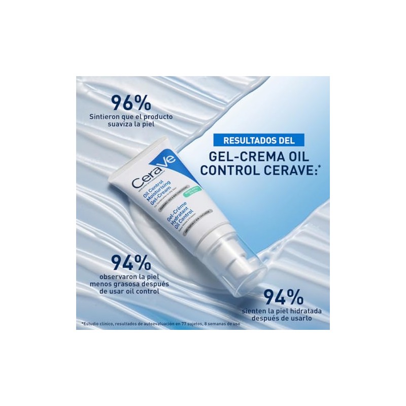 CeraVe Oil Control Gel-Crema Hidratante y Matificante para Piel Grasa
