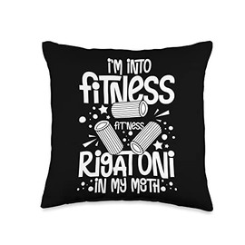 Rigatoni Pasta Noodles Recipes Italian Sauce Maker Throw Pillow