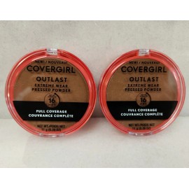 COVERGIRL 2-COVERGIRL Outlast Extreme Wear Pressed Powder, #880 -Cappuccino, 0.38 oz 16 Hr