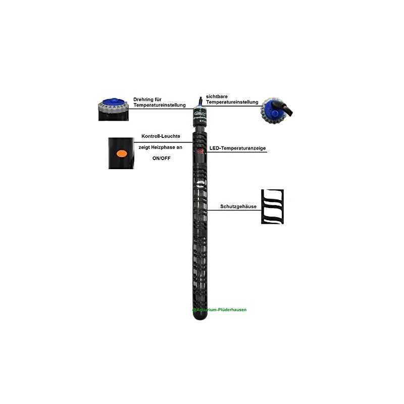 AQUARIUM PLÜDERHAUSEN 500 W LED Heating Rod for Aquariums from