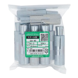 Osato Grip Anchor GA-40 W1/2 x Outer Diameter 0.7 x Length 2.0 inches (50 mm), Pack of 10 (46-104)