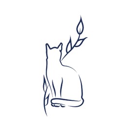 Tattwo.me 2 Week Waterproof Temporary Plant Tattoos - Cat - EU Compliance - Vegetable Ink - Tattoo Pad Size: 9 x 9 cm (M0199)