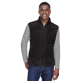 Harriton Adult 8 oz. Fleece Vest 2XL BLACK