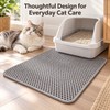 Double-Layer Cat Litter Mat for Indoor Cats – Waterproof Non-Slip