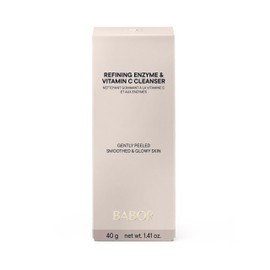BABOR Enzyme & Vitamin C Powder Cleanser – Water-Activated Face Wash for Brightening & Exfoliation | Gentle Daily Polish for the Look of Refined Pores & Radiant-Looking Skin | Travel-Friendly