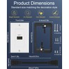 HDMI 2.1 Wall Plate, ELECTOP 8K HDMI Wall Outlet Pass