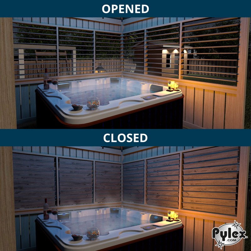 Pylex Deck Sunblind System 11070, Louvers Bracket Shutter Hardware Kit,