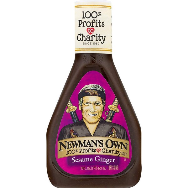 Newman's Own Dressing Naturally Low Fat Sesame Ginger, 16 Ounce