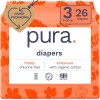 Pura Size 3 Eco-Friendly Diapers (9-20 lbs) Totally Chlorine Free
